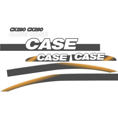 Aftermarket New Whole Machine Decal Set Fits Case Excavator CX290 CASECX290DECALSET